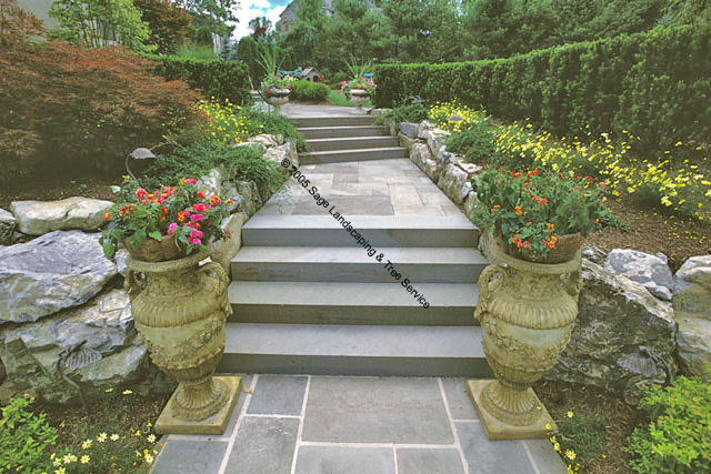 Bluestone walks and steps