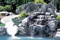 Waterfalls and Slide Construction